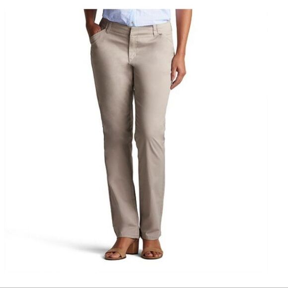 Lees regular fit straight leg mid rise size 10P soft comfort waist band NWT - Picture 1 of 9